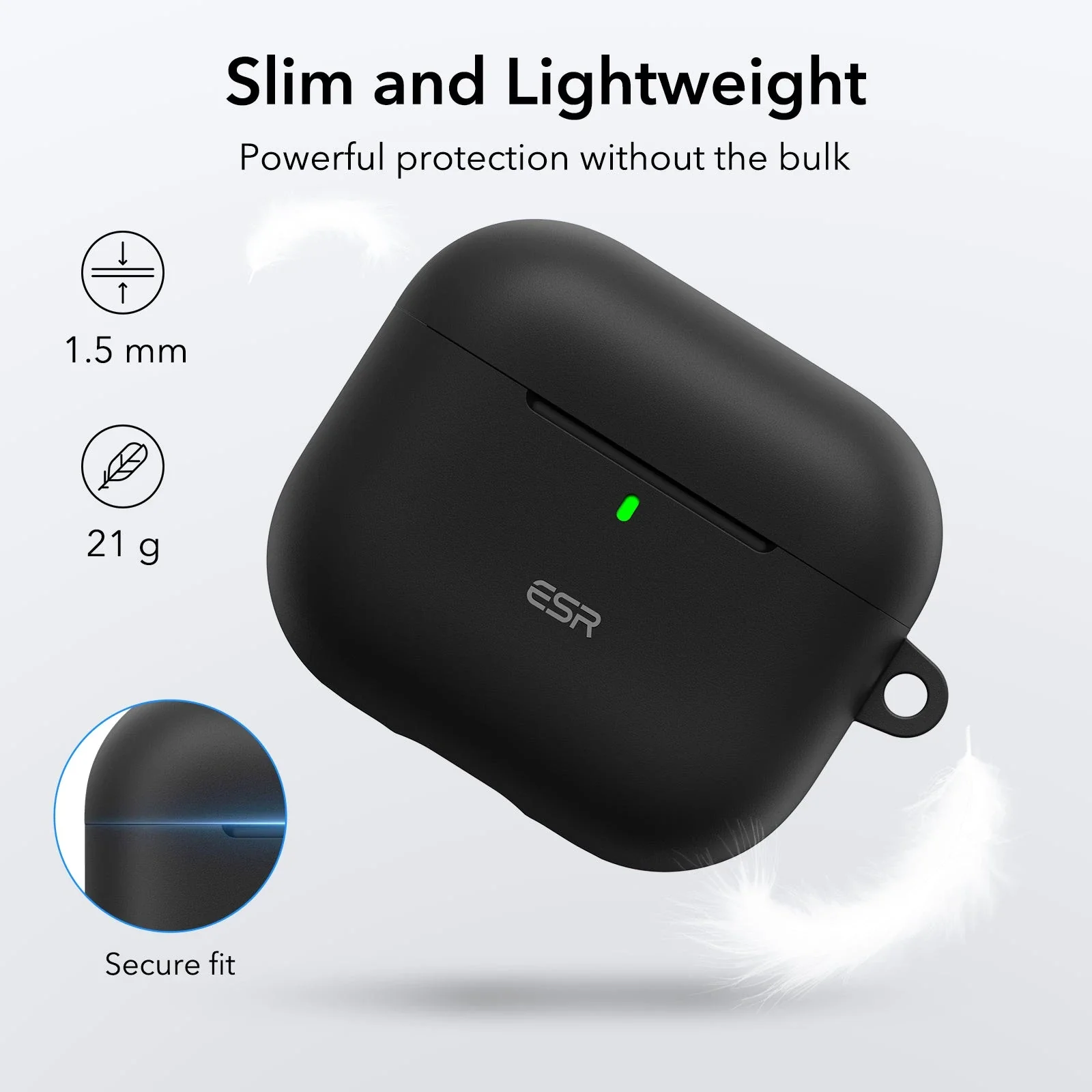 AirPods 4 Cloud Soft Case (HaloLock) - Forest Green - Image 5