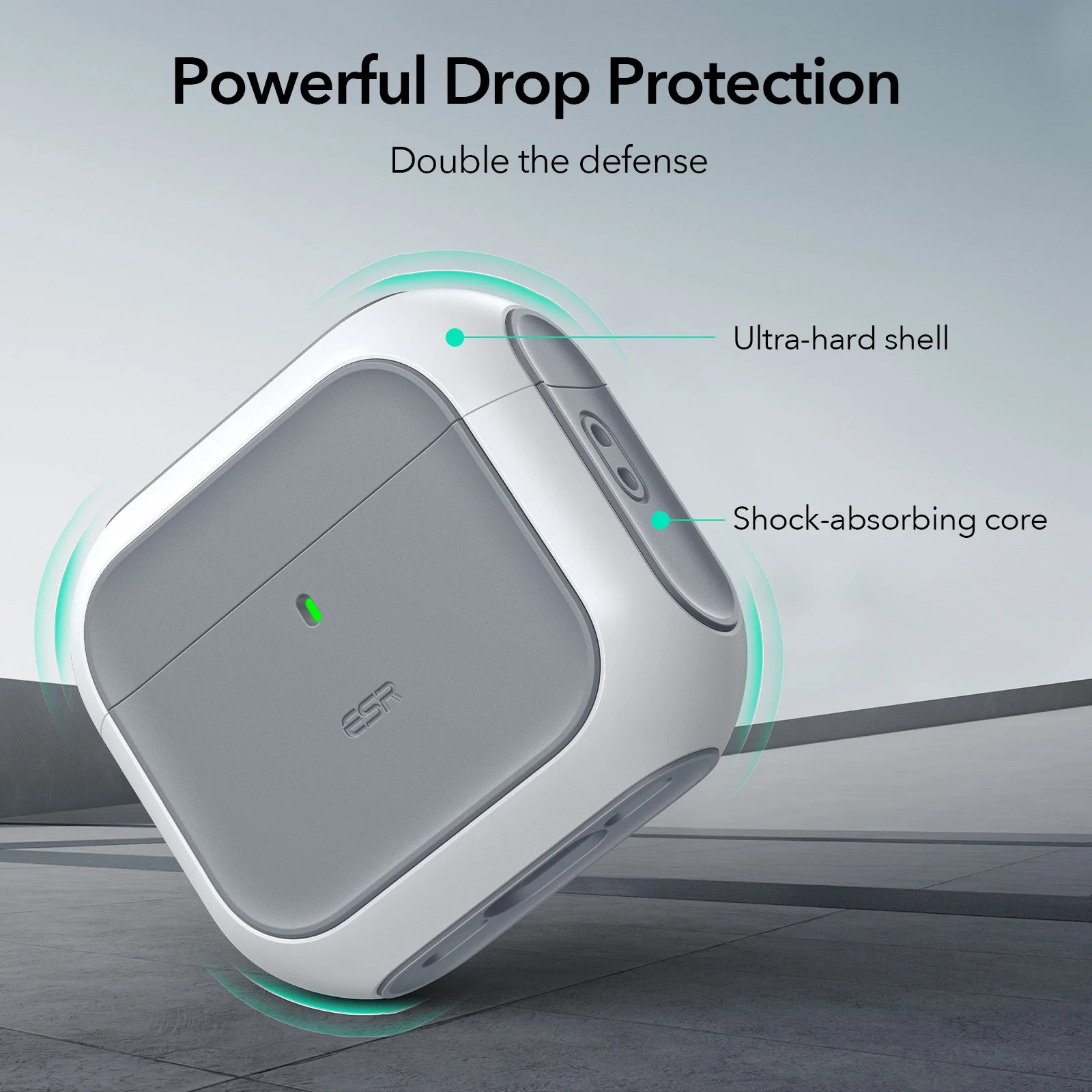 AirPods 4 Orbit Hybrid Case (HaloLock) - Desert Titanium - Image 5