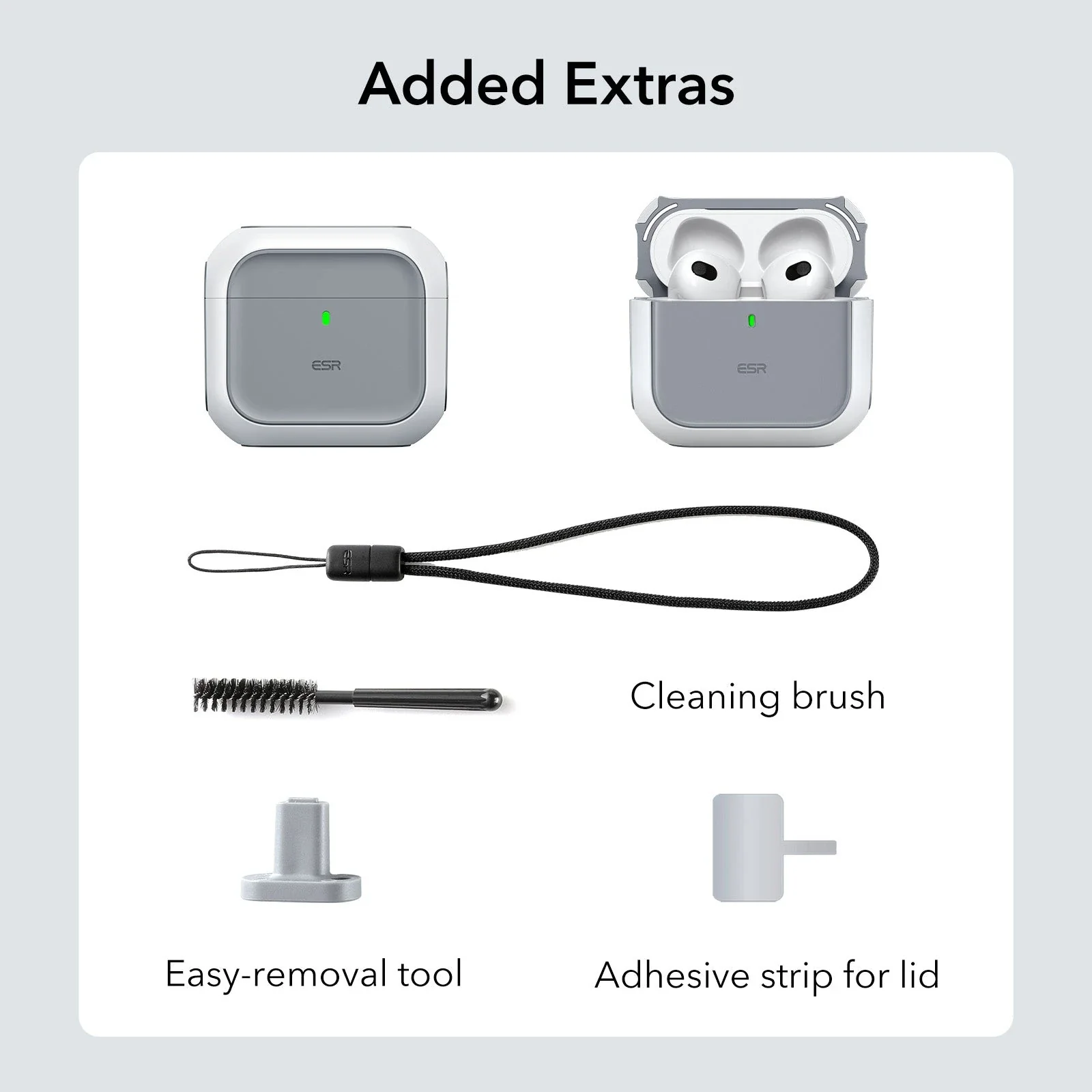 AirPods 4 Orbit Hybrid Case (HaloLock) - Desert Titanium - Image 9