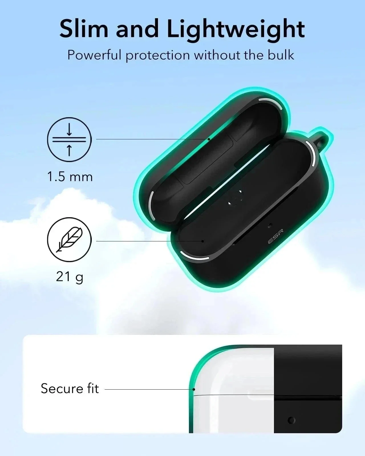 AirPods Pro (2023/2022/2019) Cloud Soft Case (HaloLock) - Purple - Image 6
