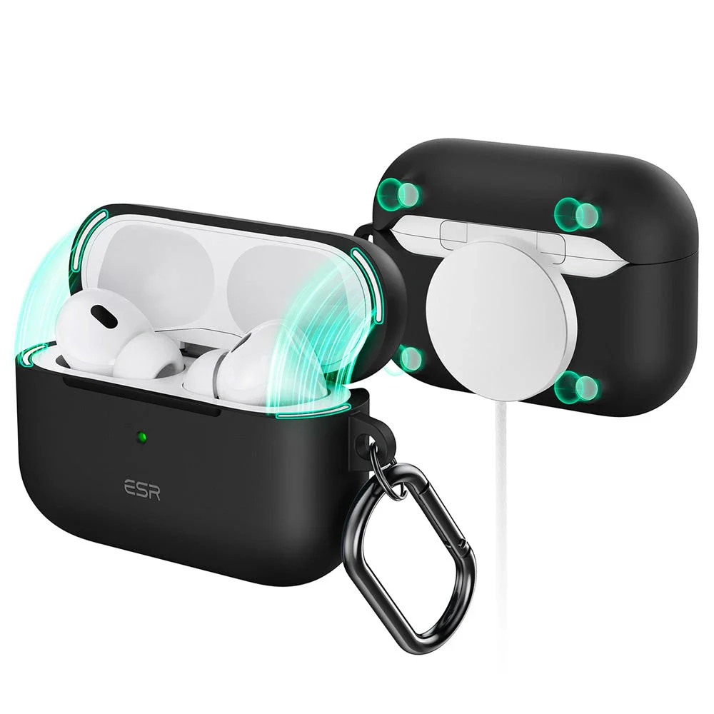 AirPods Pro (2023/2022/2019) Cloud Soft Case (HaloLock) - Black