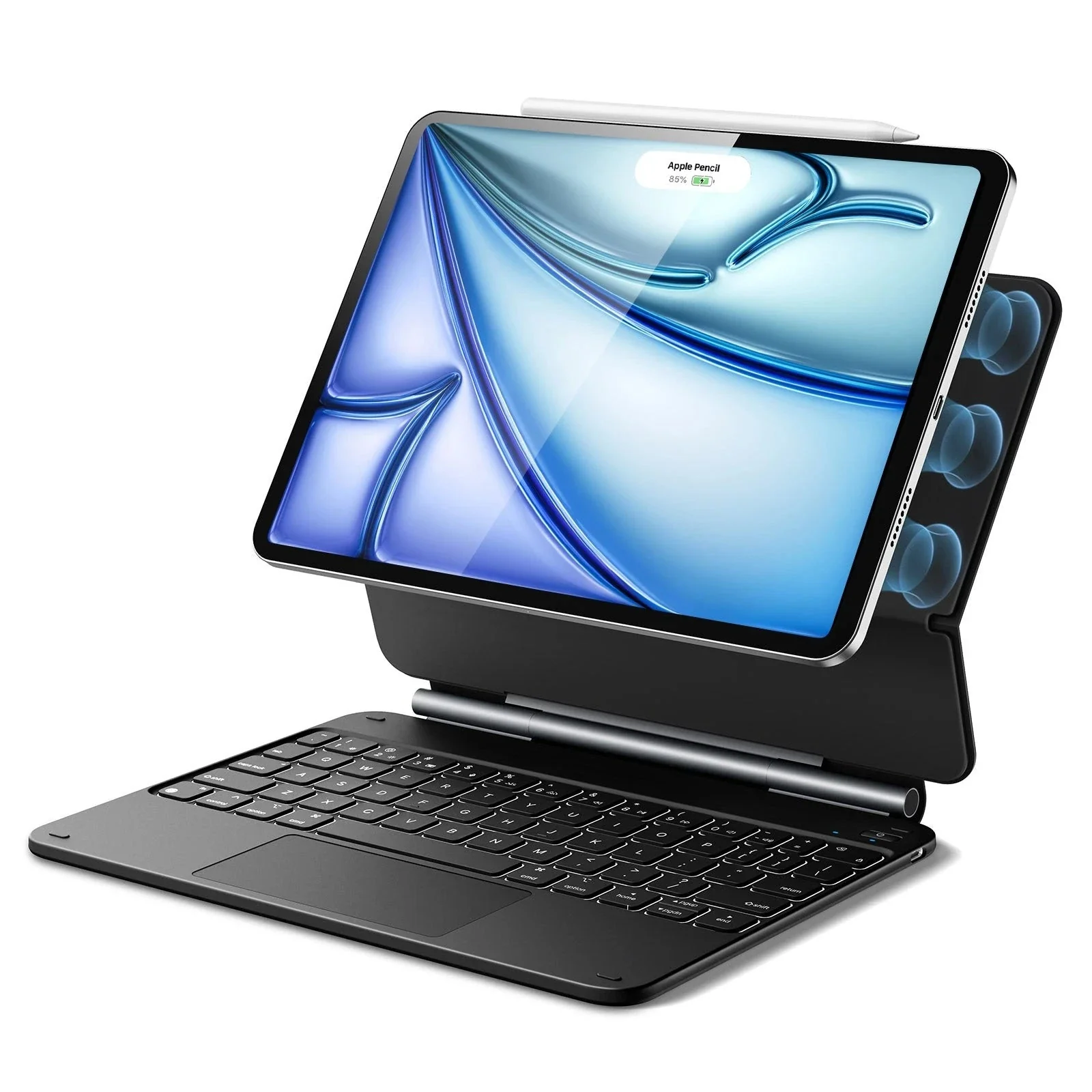 iPad Air 11” (M4) 2026 Rebound Magnetic Keyboard Case - US Layout-Black - Image 3