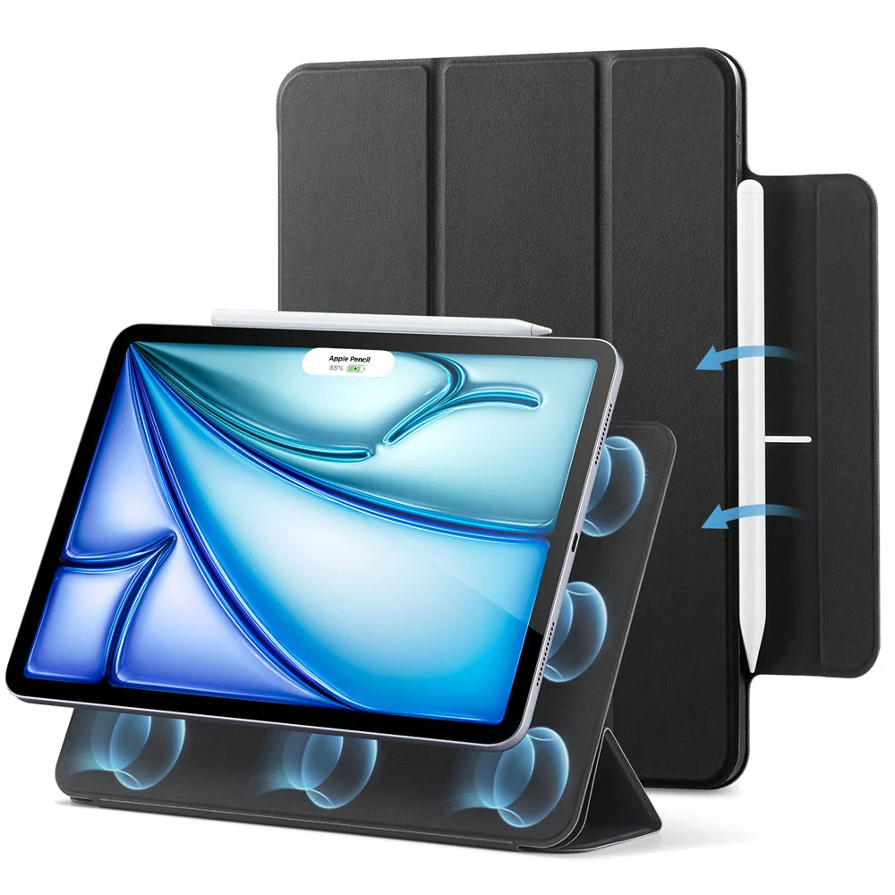 iPad Air 11" (M4) 2026 Rebound Magnetic Case - Black