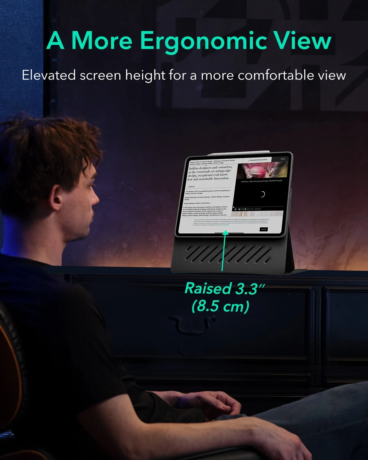 iPad Pro 13ʺ (2025) Shift Transformation with Digital Pencil Bundle - Black - Image 4