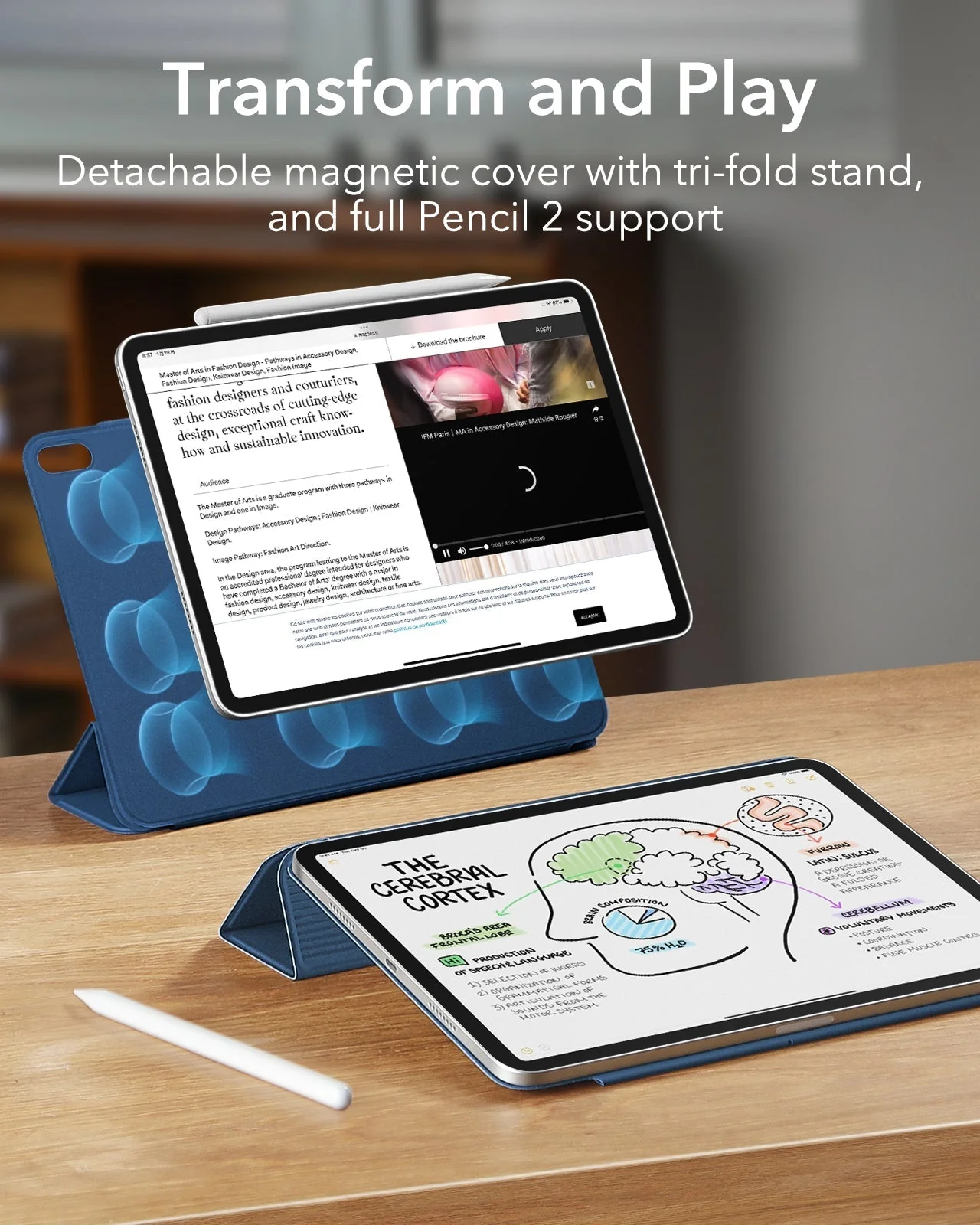 iPad Pro 11ʺ (2025) Rebound Paper-Feel Bundle - Navy Blue - Image 3