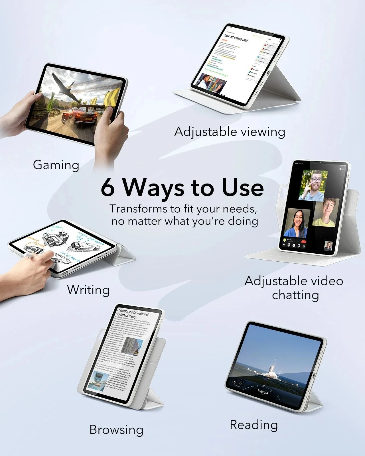 iPad Air 11″ (2025) Rebound Transformation Bundle - Brilliant White - Image 4