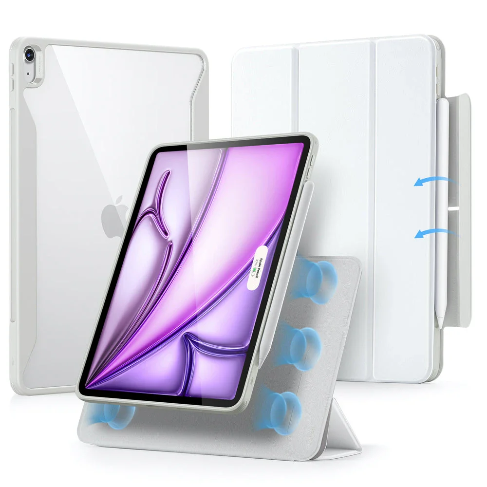 iPad Air 13" (M4) 2026 Rebound Hybrid Case 360 - Brilliant White