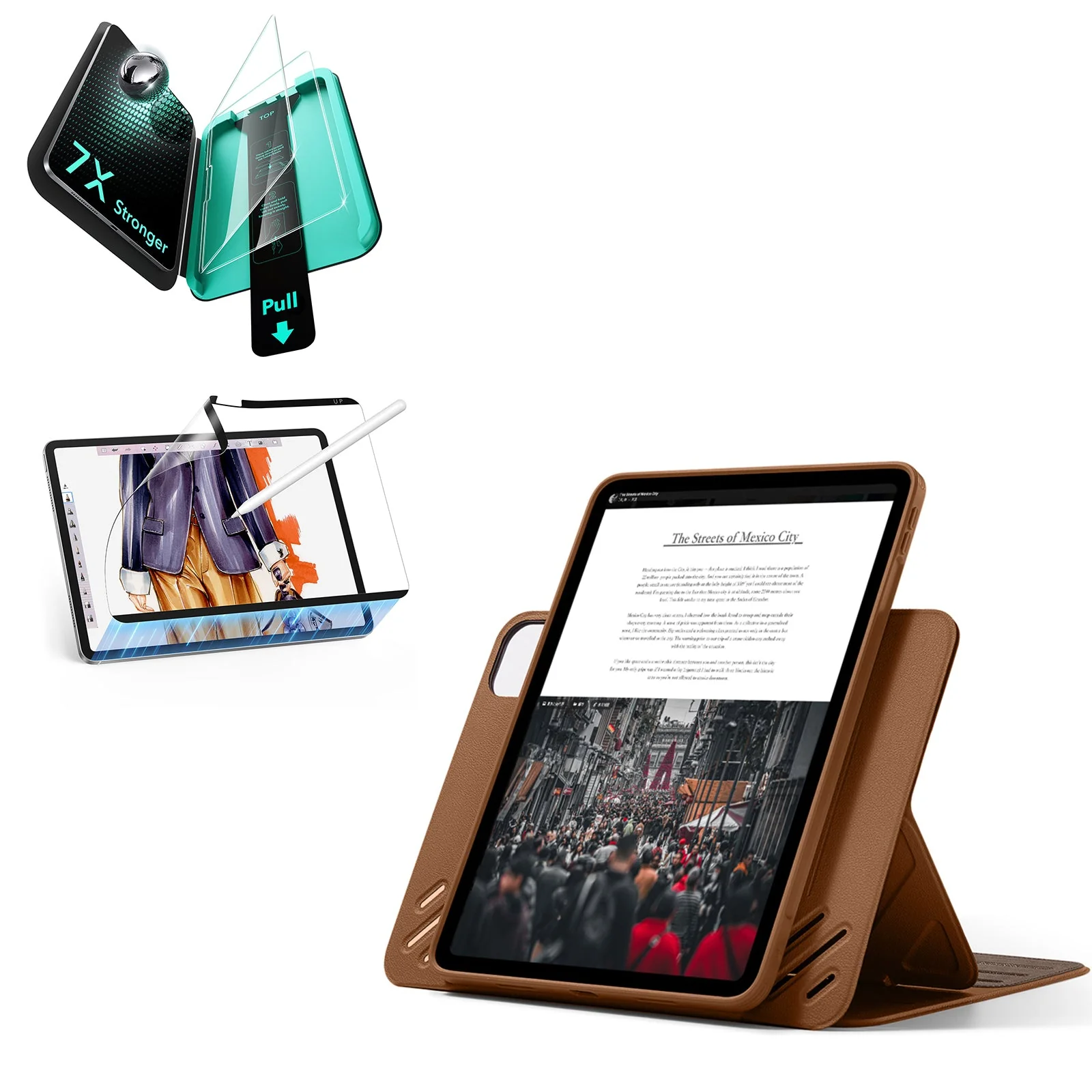iPad Pro 13" (2025) Shift Transformation Bundle - Brown