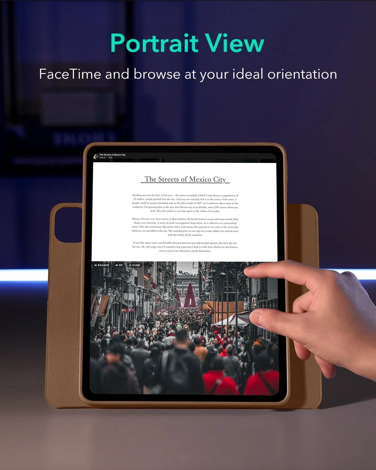 iPad Pro 13ʺ (2025) Shift Transformation with Digital Pencil Bundle - Brown - Image 5