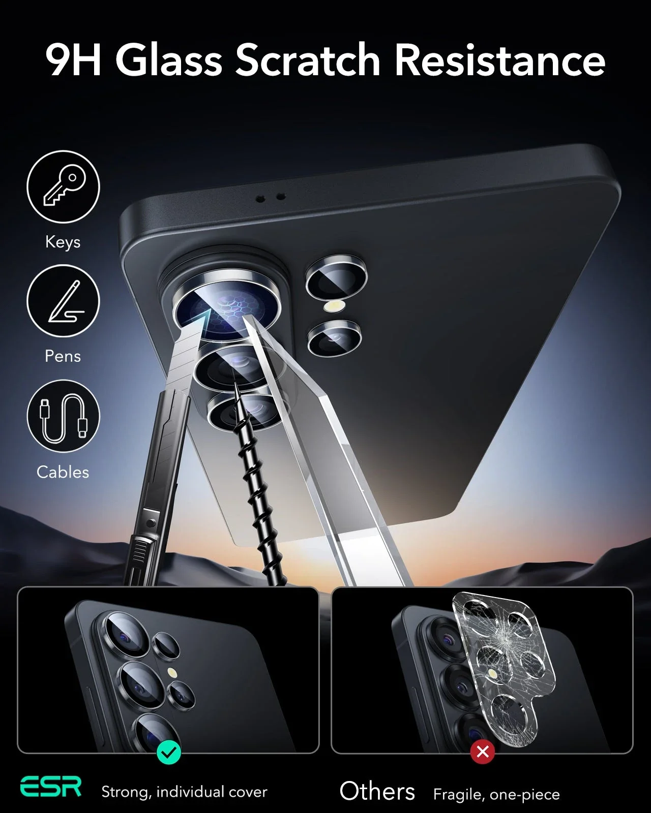 Galaxy S26 Ultra Bundle Cyber Tough Magnetic Case (Stash Stand) and Armorite® Privacy Screen Protector - Black - Image 16