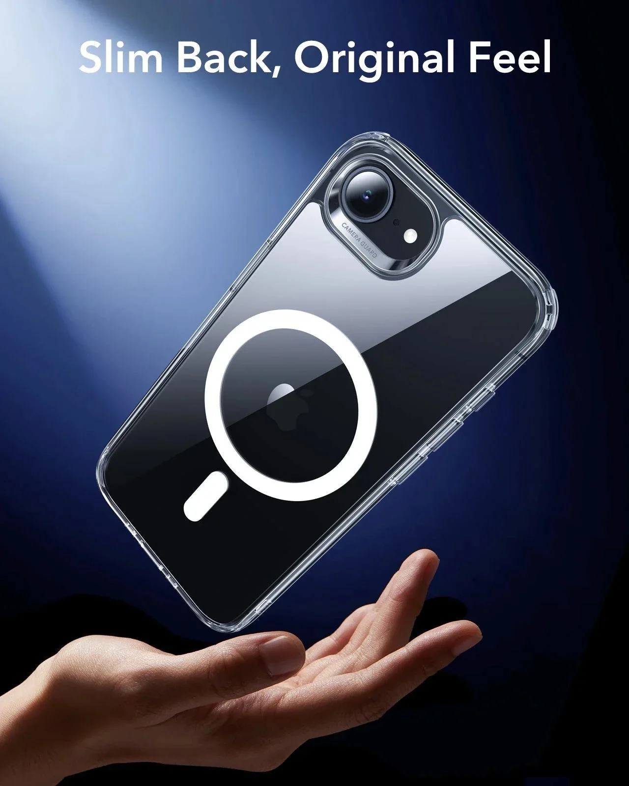iPhone 17e Classic Hybrid Magnetic Case - Clear - Image 12