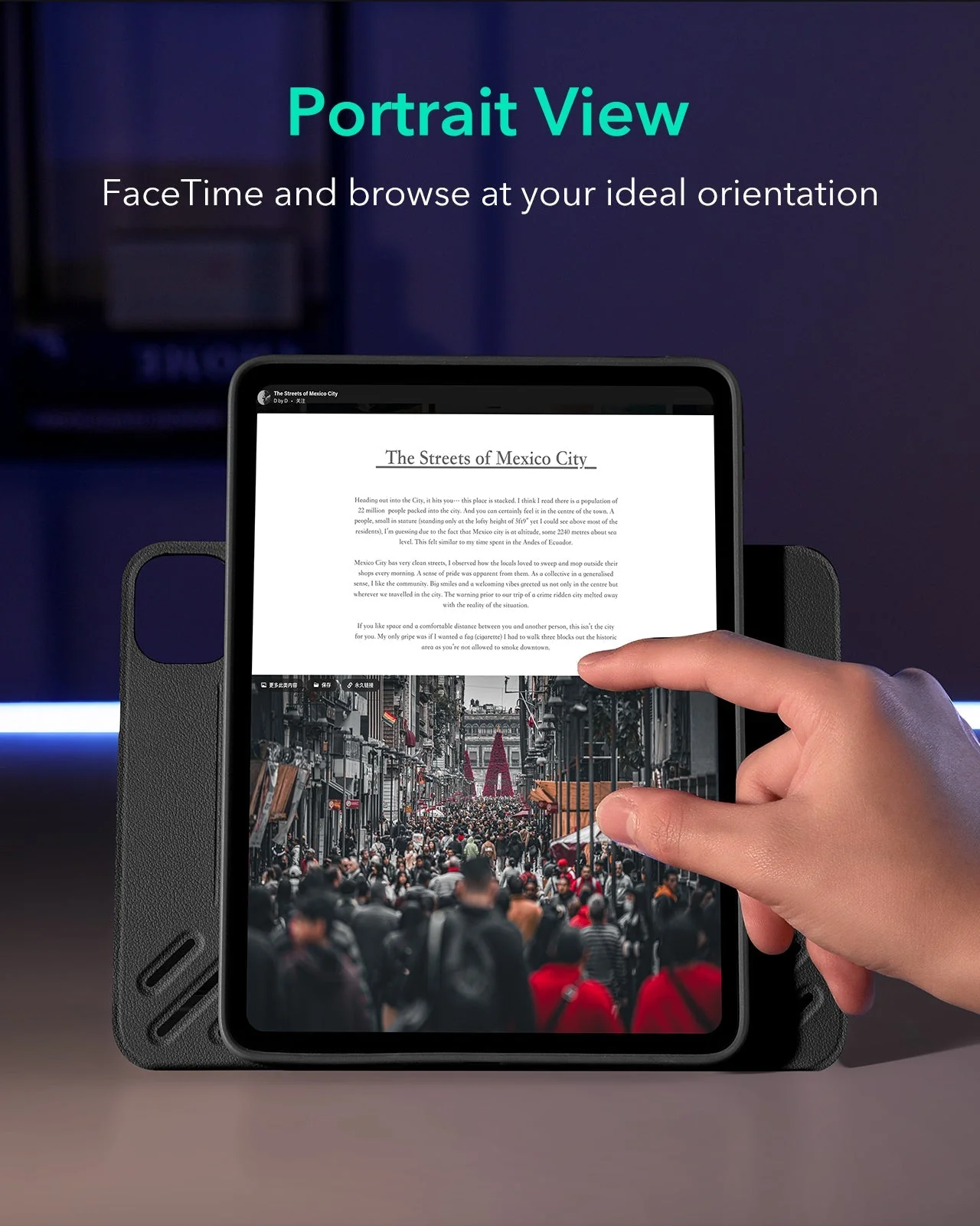 iPad Pro 11" (2025) Bundle Shift Magnetic Case & Armorite® Protection - Black - Image 5