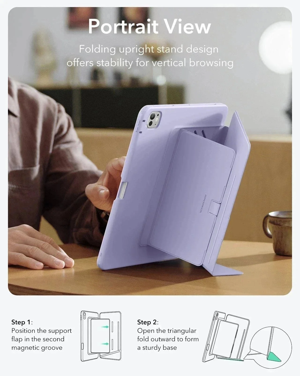 iPad Pro 11ʺ (2025) Flip Transformation Bundle - Purple - Image 5