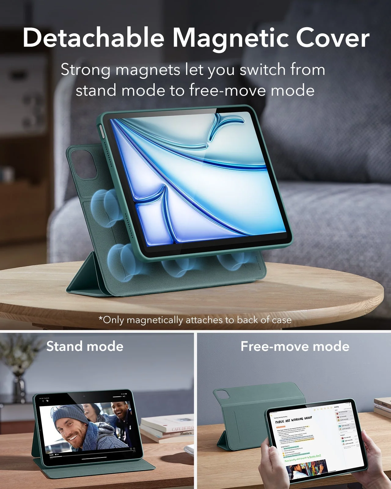 iPad Air 11ʺ (2024) Rebound Transformation Bundle - Forest Green - Image 4