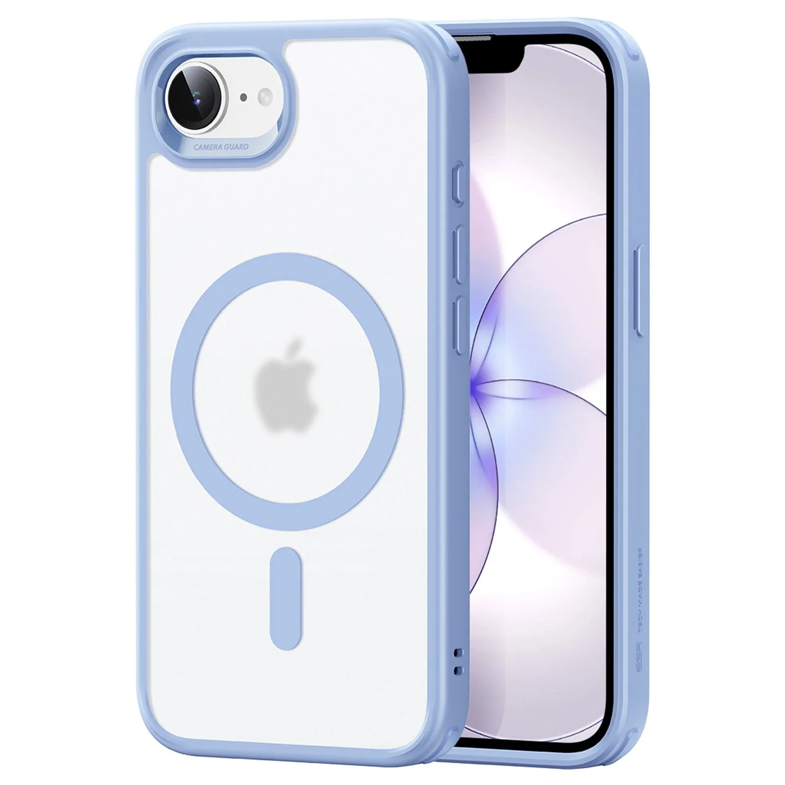iPhone 17e Classic Hybrid Magnetic Case - Frosted Light Blue