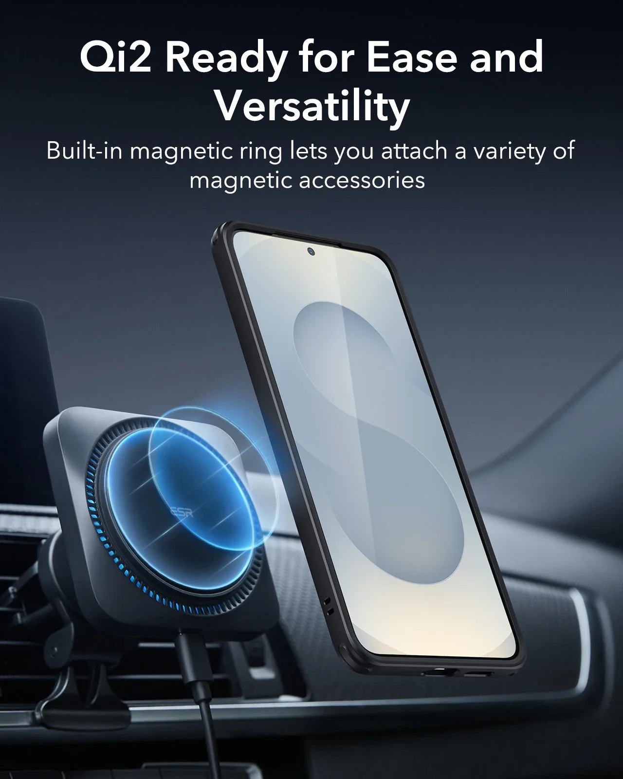 Galaxy S25+ HaloLock Classic Hybrid Case - Clear Grey - Image 8