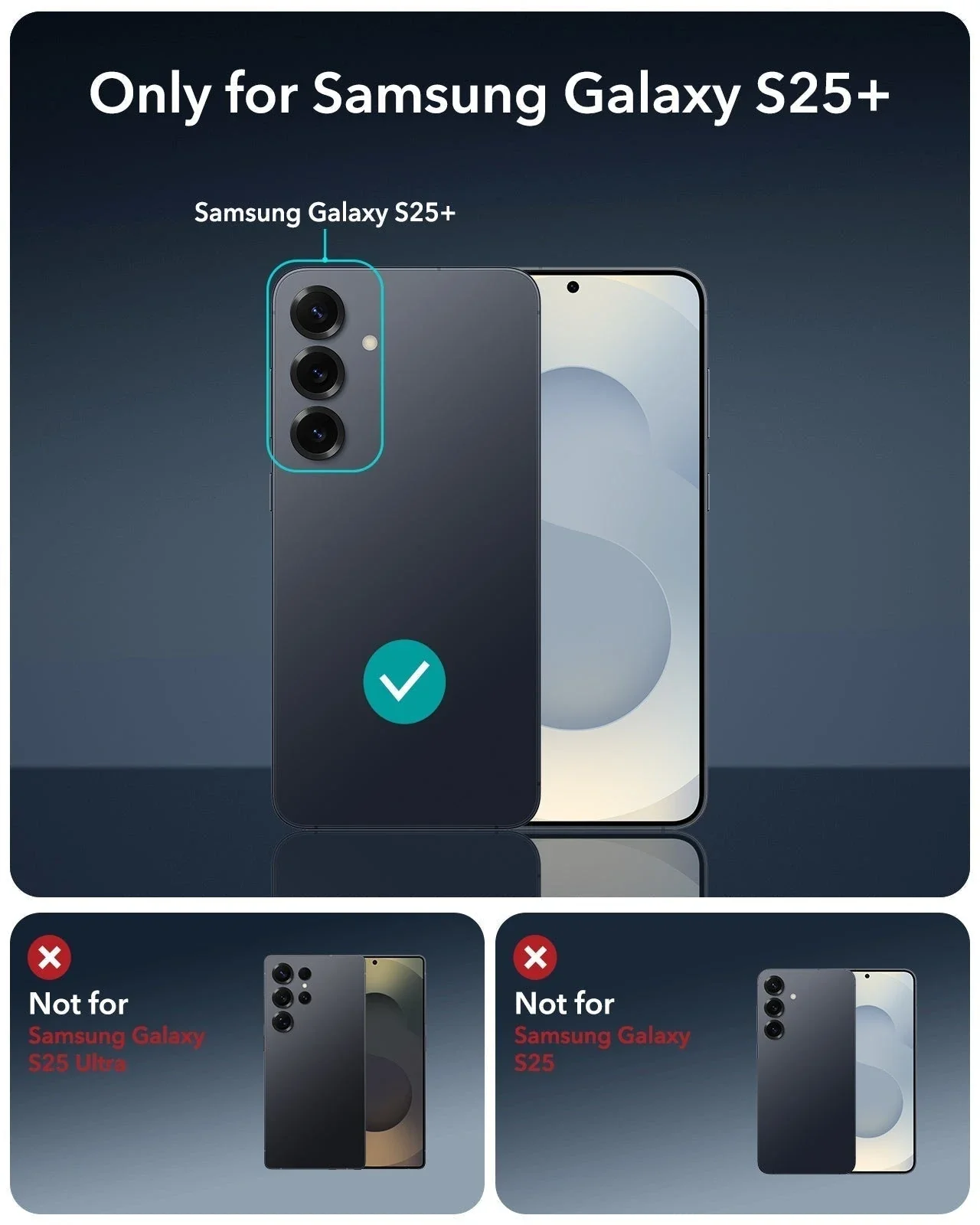 Galaxy S25+ HaloLock Classic Hybrid Case - Clear Grey - Image 9