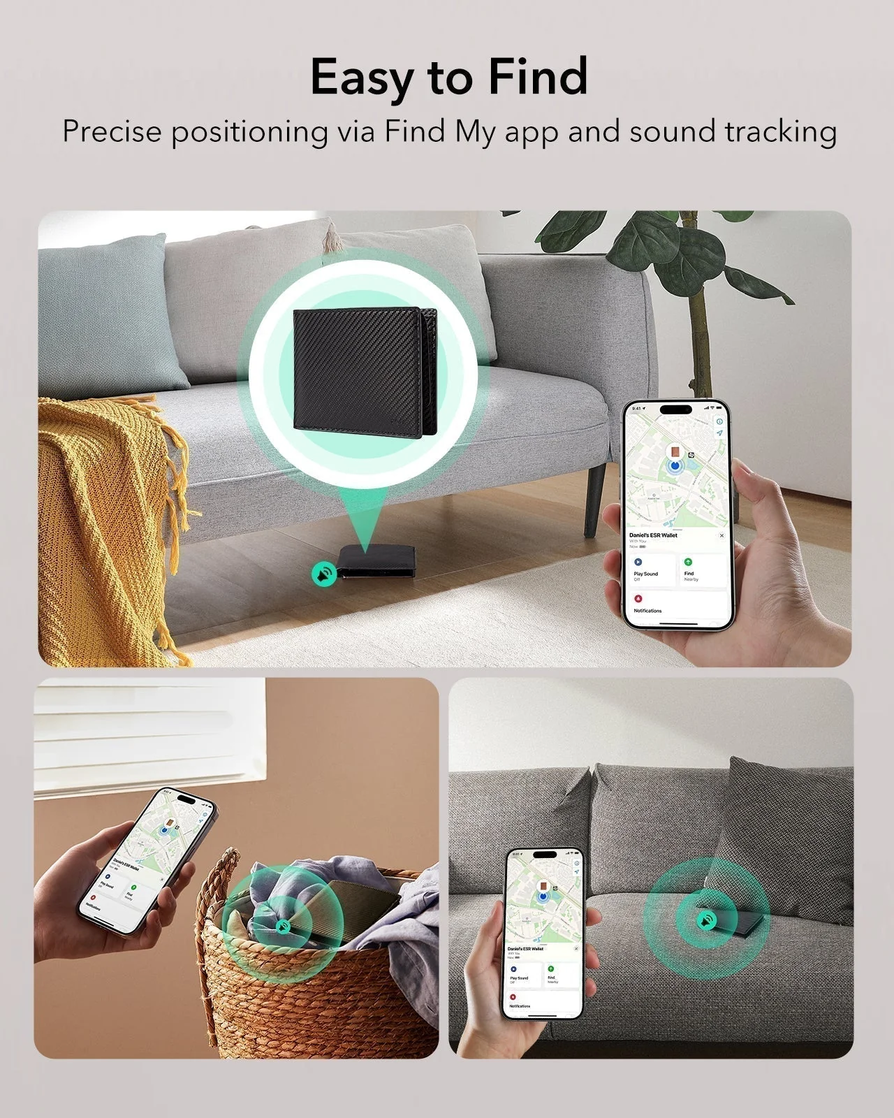 Geo Wallet with Find My - Twilight Black - Image 6