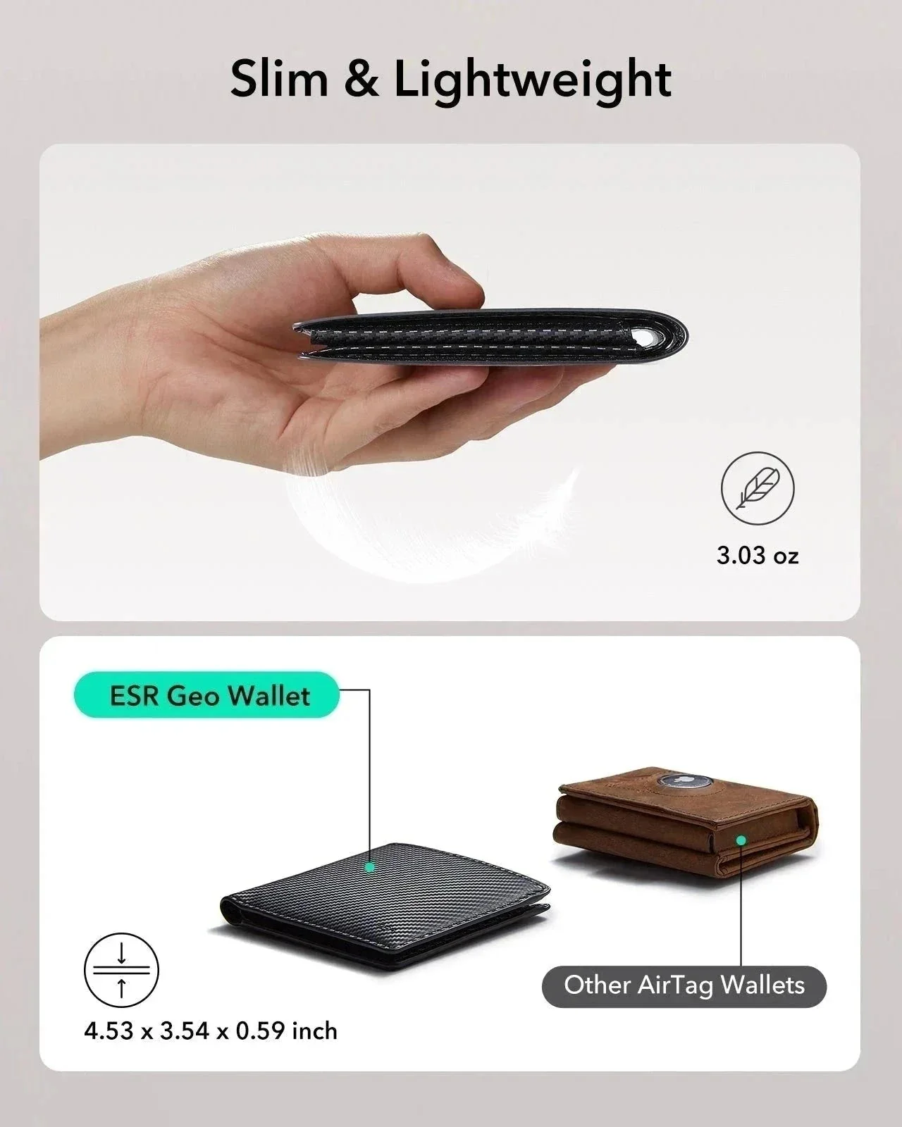 Geo Wallet with Find My - Twilight Black - Image 9