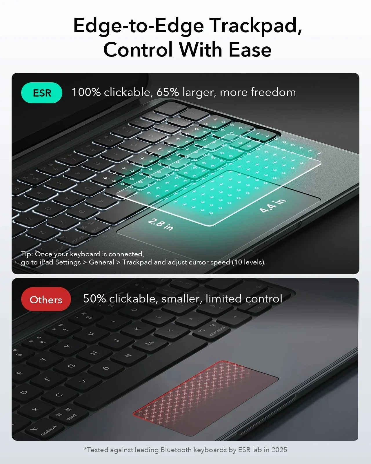 iPad Air 11" (M4) 2026 Shift Keyboard Case (Detachable) -UK Layout-Dark Gray - Image 6