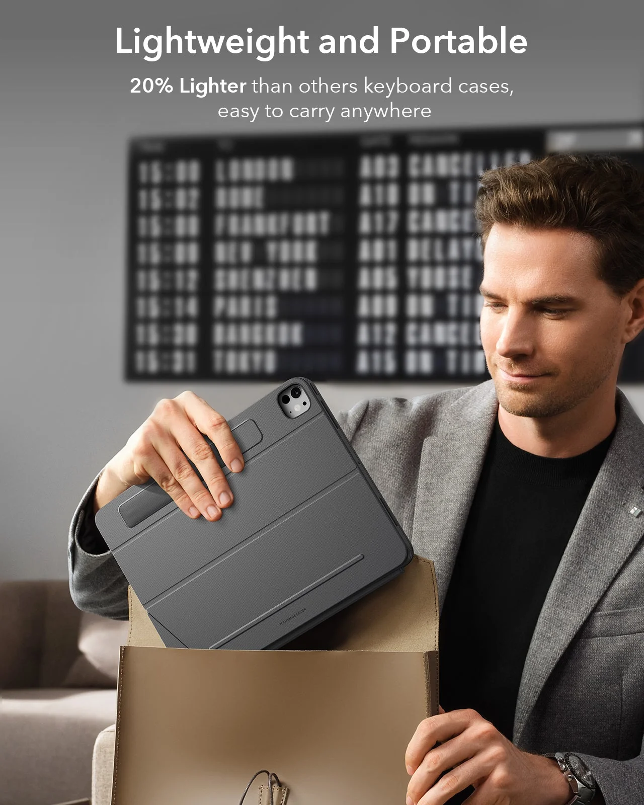 iPad Pro 11" (2025) Shift Keyboard Case (Detachable) - US Layout - Dark Gray - Image 7