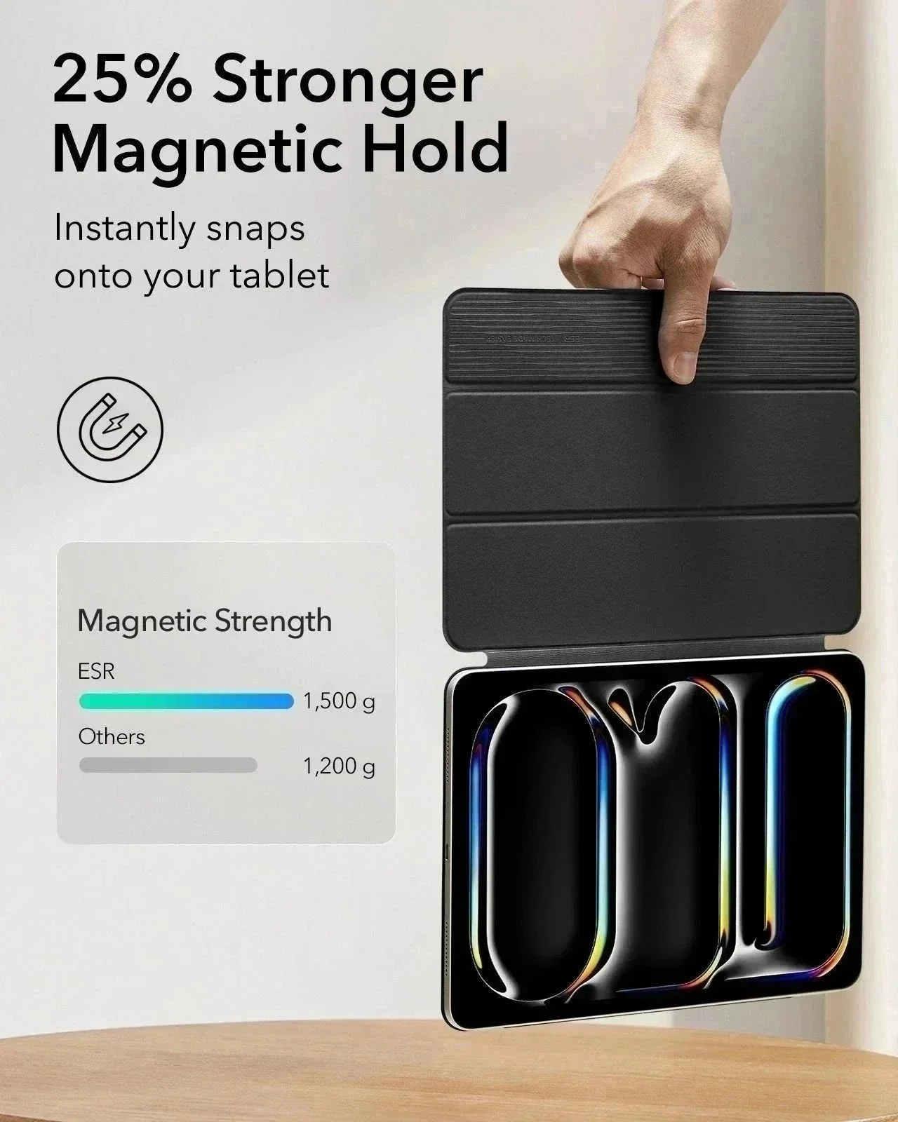 iPad Pro 11" (2024) Rebound Magnetic Protection Bundle - Black - Image 4