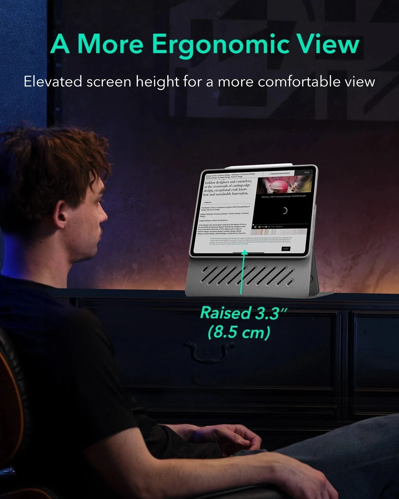 iPad Pro 13ʺ (2025) Shift Transformation with Digital Pencil Bundle - Grey - Image 4