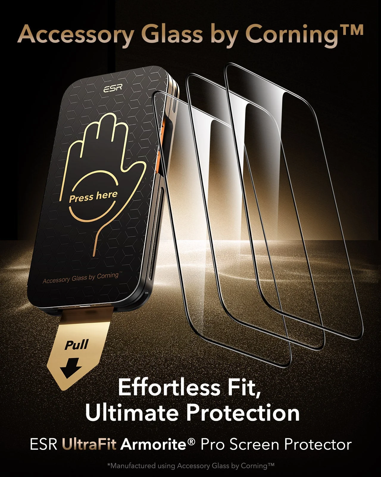 iPhone 17 Pro Max UltraFit Armorite®️ Pro Screen Protector - 3 Pack - Image 2