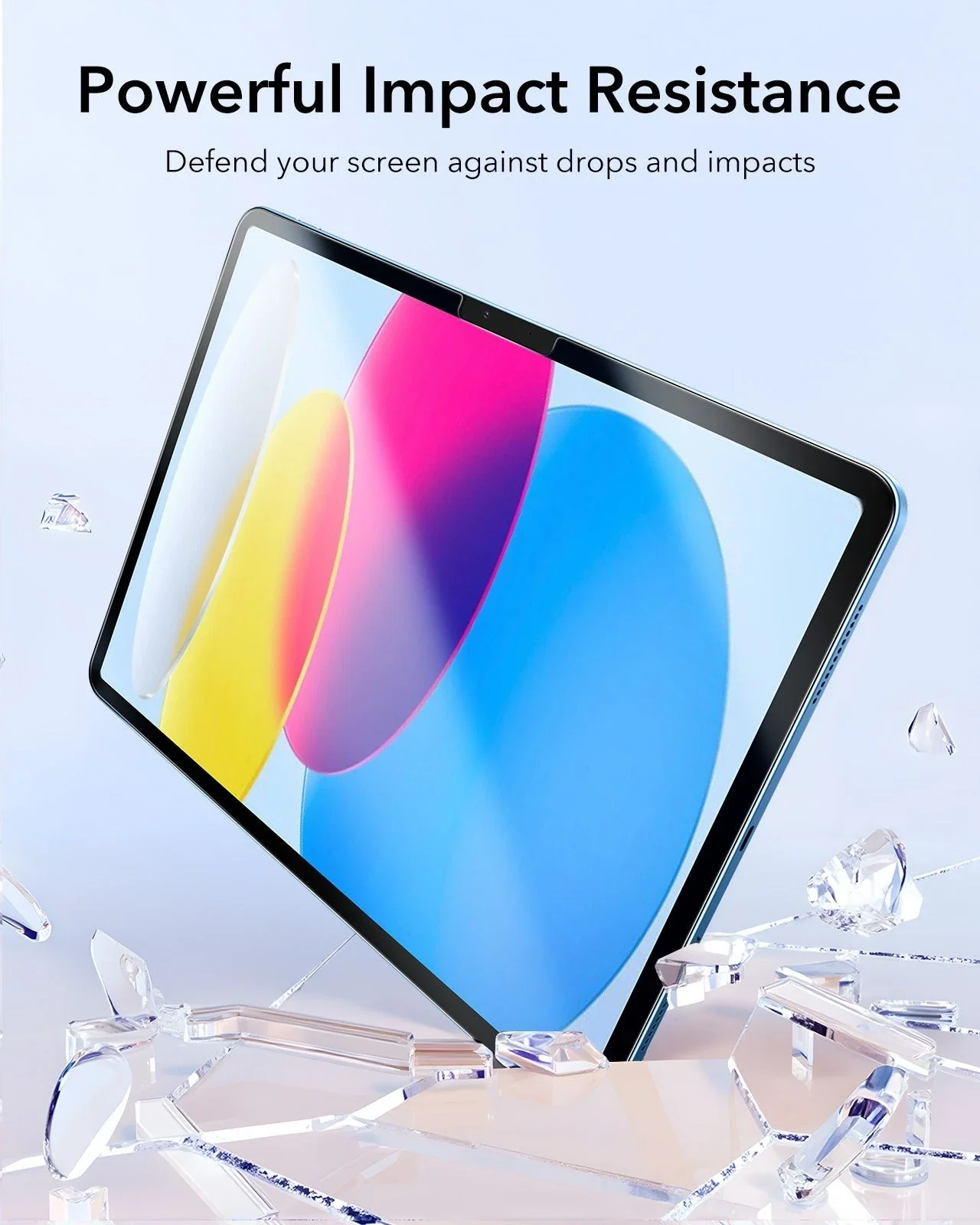 iPad 11" (A16, 2025) Paper-Feel Tempered-Glass Screen Protector Set - 2 Paper-Feel Tempered-Glass + 2 UltraFit Classic - Image 6
