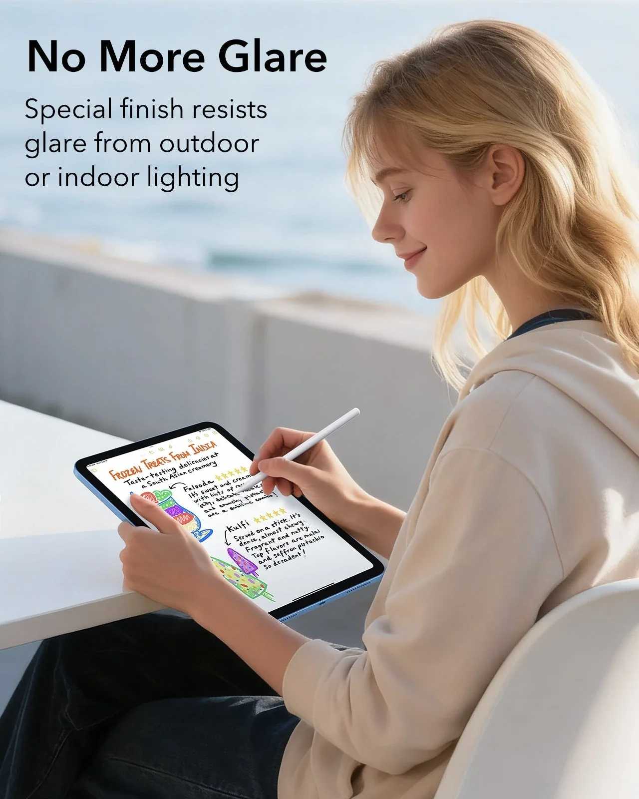 iPad 11" (A16, 2025) UltraFit Classic Paper-Feel Screen Protector – 2 Pack - Image 8