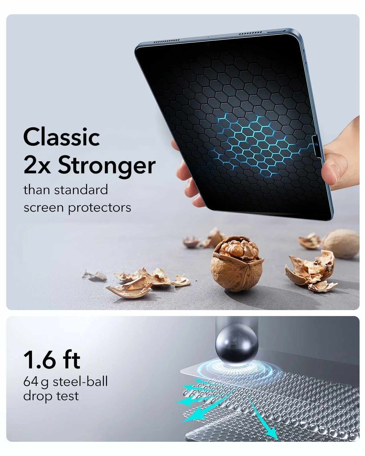iPad 10th Generation UltraFit Classic Screen Protector - 2 Pack - Image 7