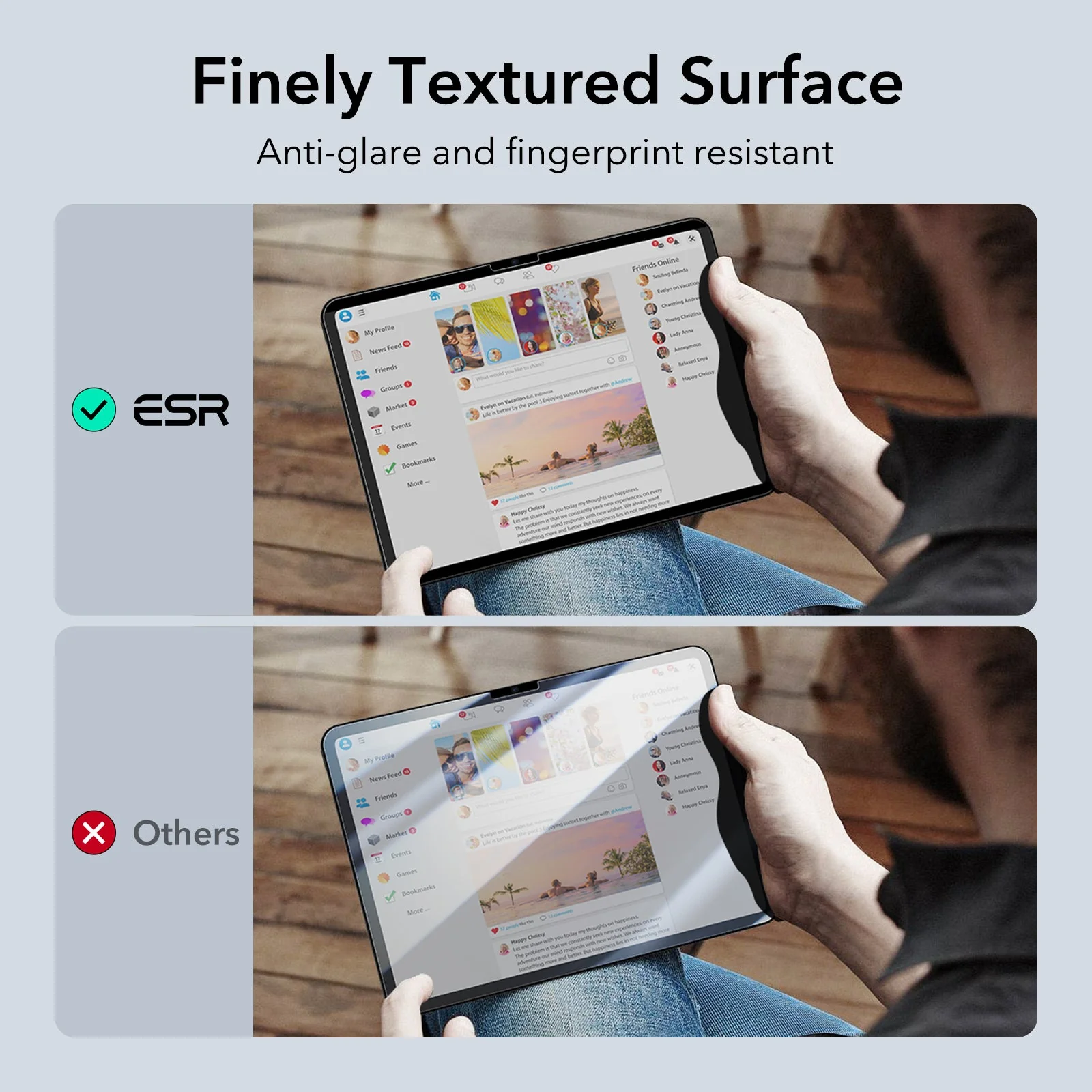 iPad Air 11" (2024) Magnetic Privacy Screen Protector - 1 Pack - Image 7