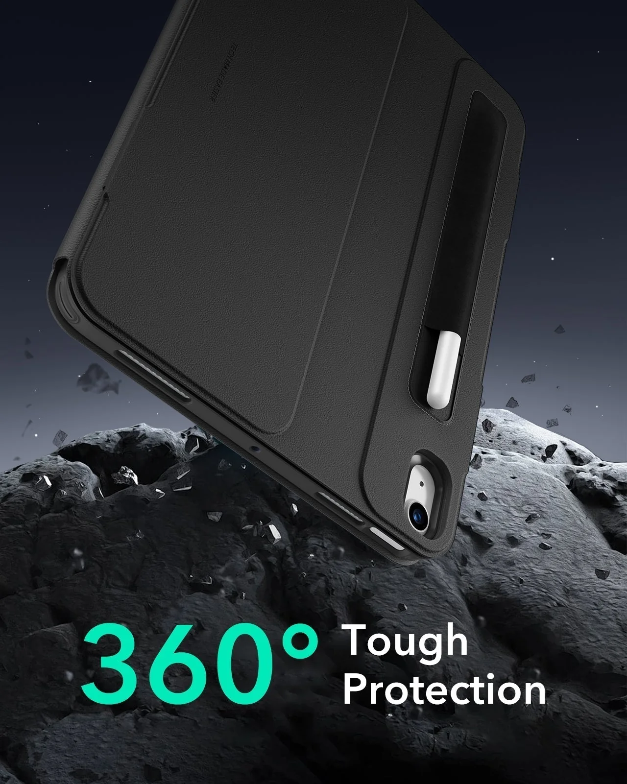iPad Air 11" (2024) Bundle Shift Magnetic Case with Geo Digital Pencil - Black - Image 9