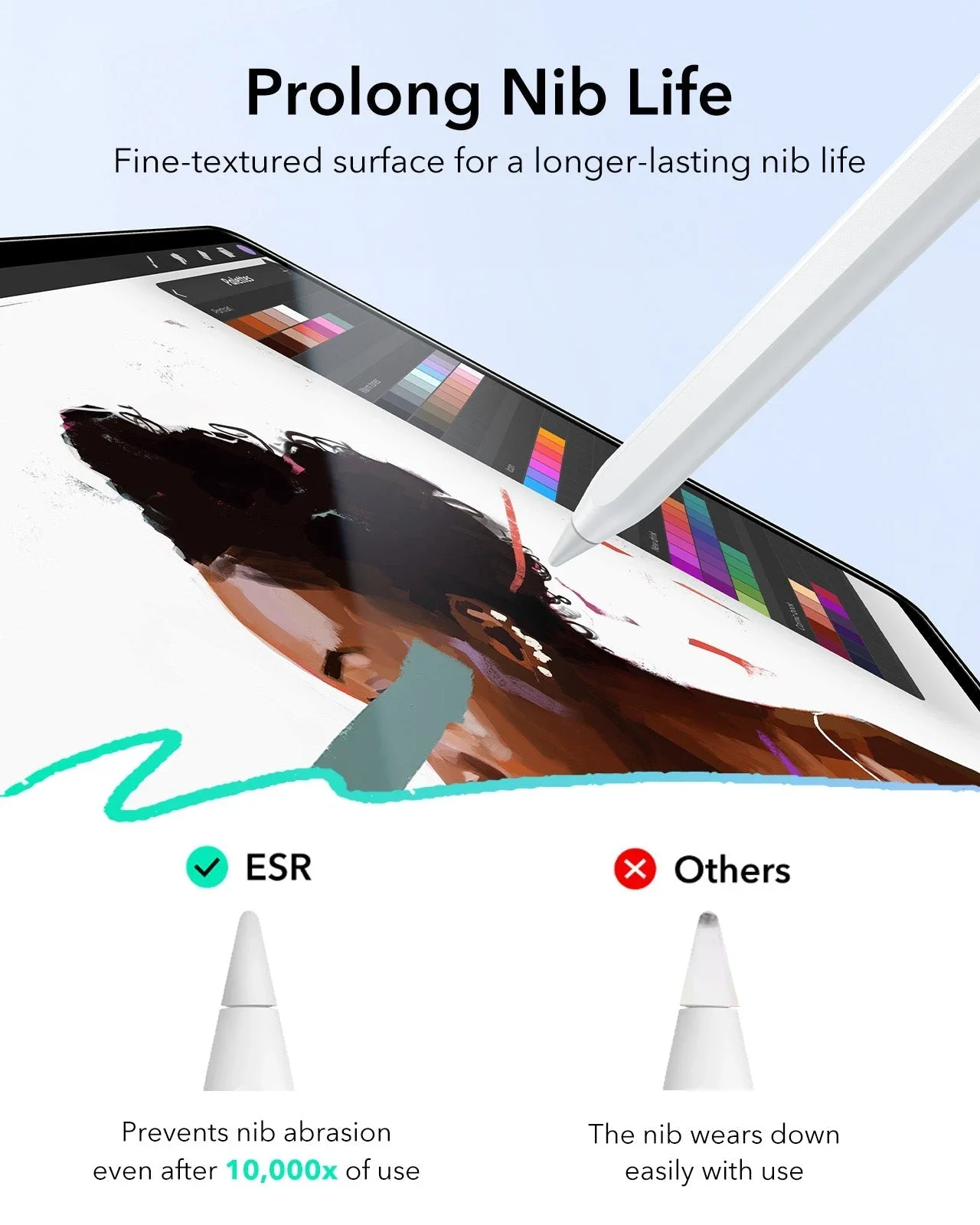 iPad Air 13" (2024) Paper-Feel Tempered Glass Screen Protector - 2 Pack - Image 8