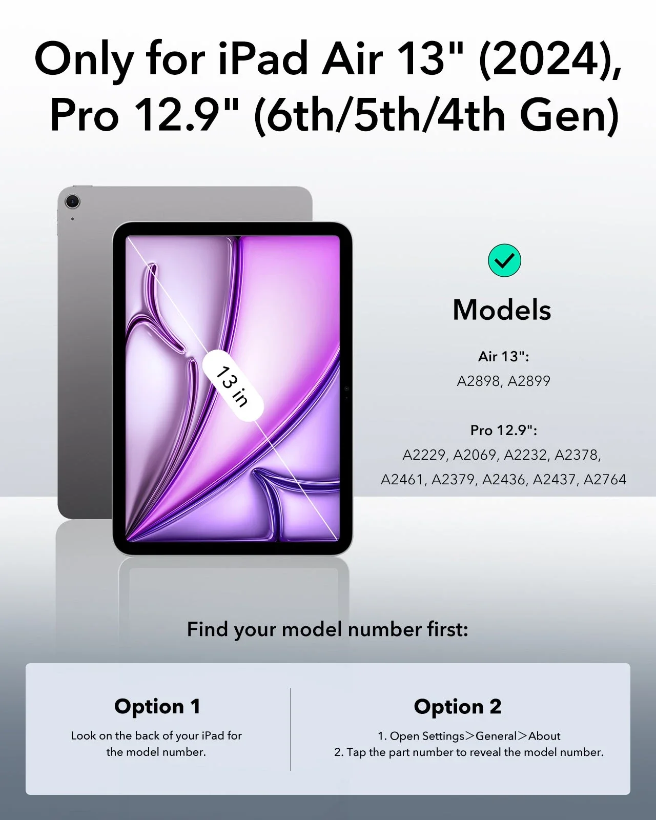 iPad Air 13" (2024) Rebound Magnetic Protection Bundle - Pink - Image 2