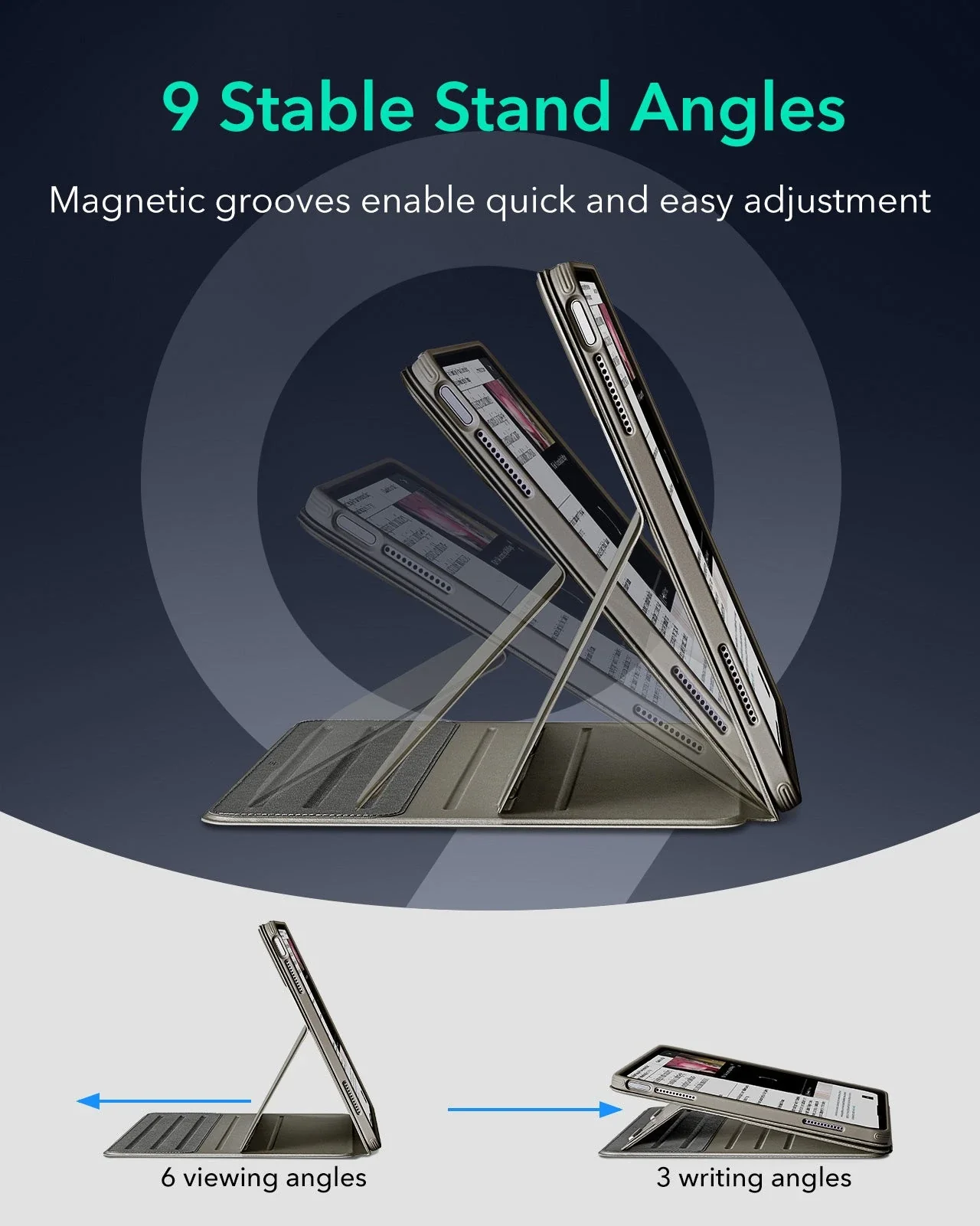 iPad Air 13ʺ (2024) Shift Magnetic Case - Titanium - Image 4
