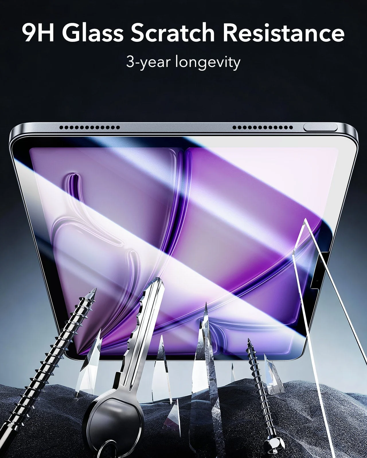 iPad Air 13" (M4) 2026 UltraFit Armorite® Screen Protector - 2 Pack - Image 7