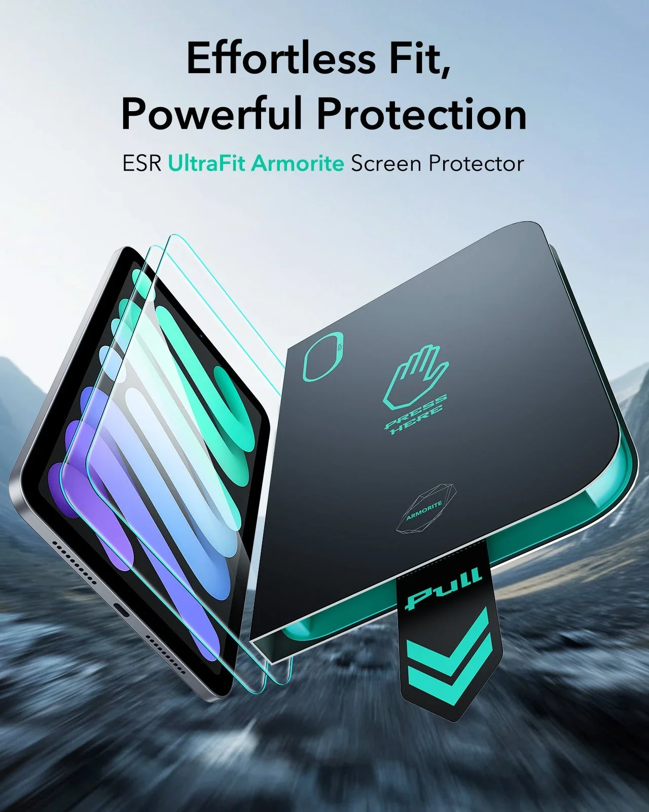 iPad mini 7/mini 6 UltraFit Armorite® Screen Protector - 2 Pack - Image 2