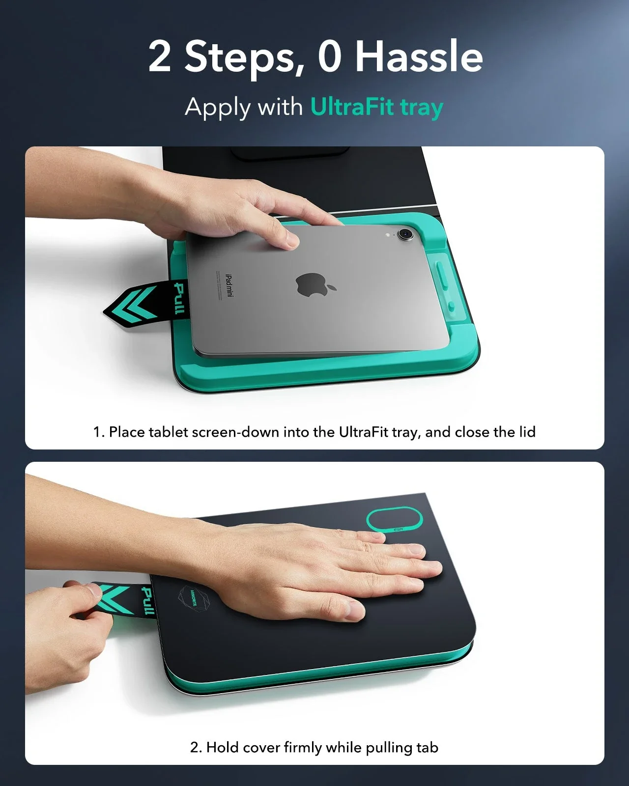 iPad mini 7/mini 6 UltraFit Armorite® Screen Protector - 2 Pack - Image 3