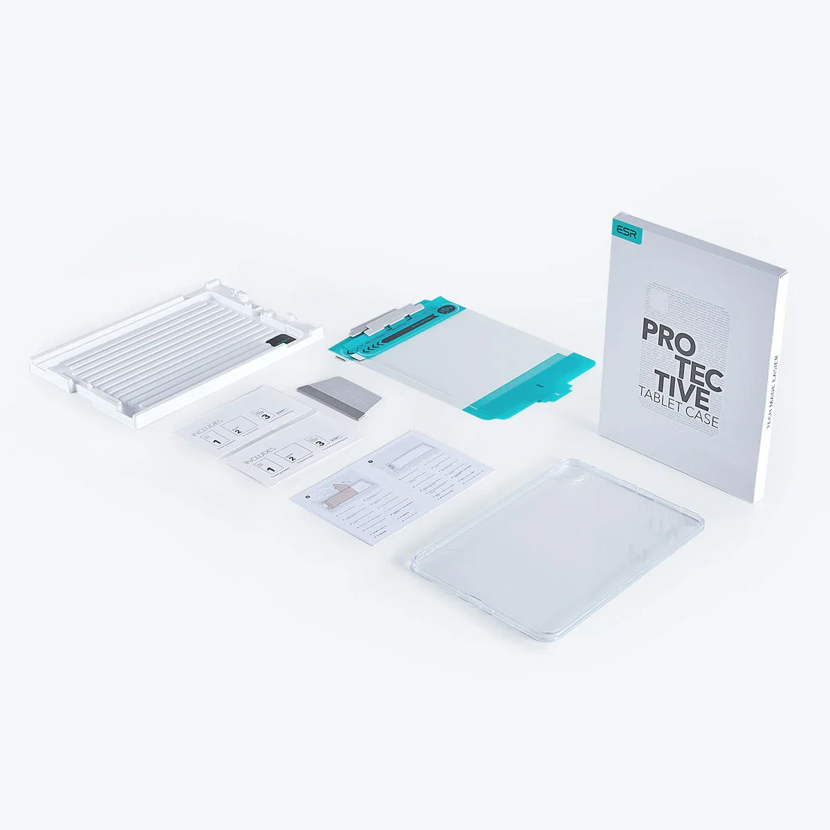 iPad Pro 11ʺ (2024) Classic Hybrid Protection Bundle - Clear Black - Image 2