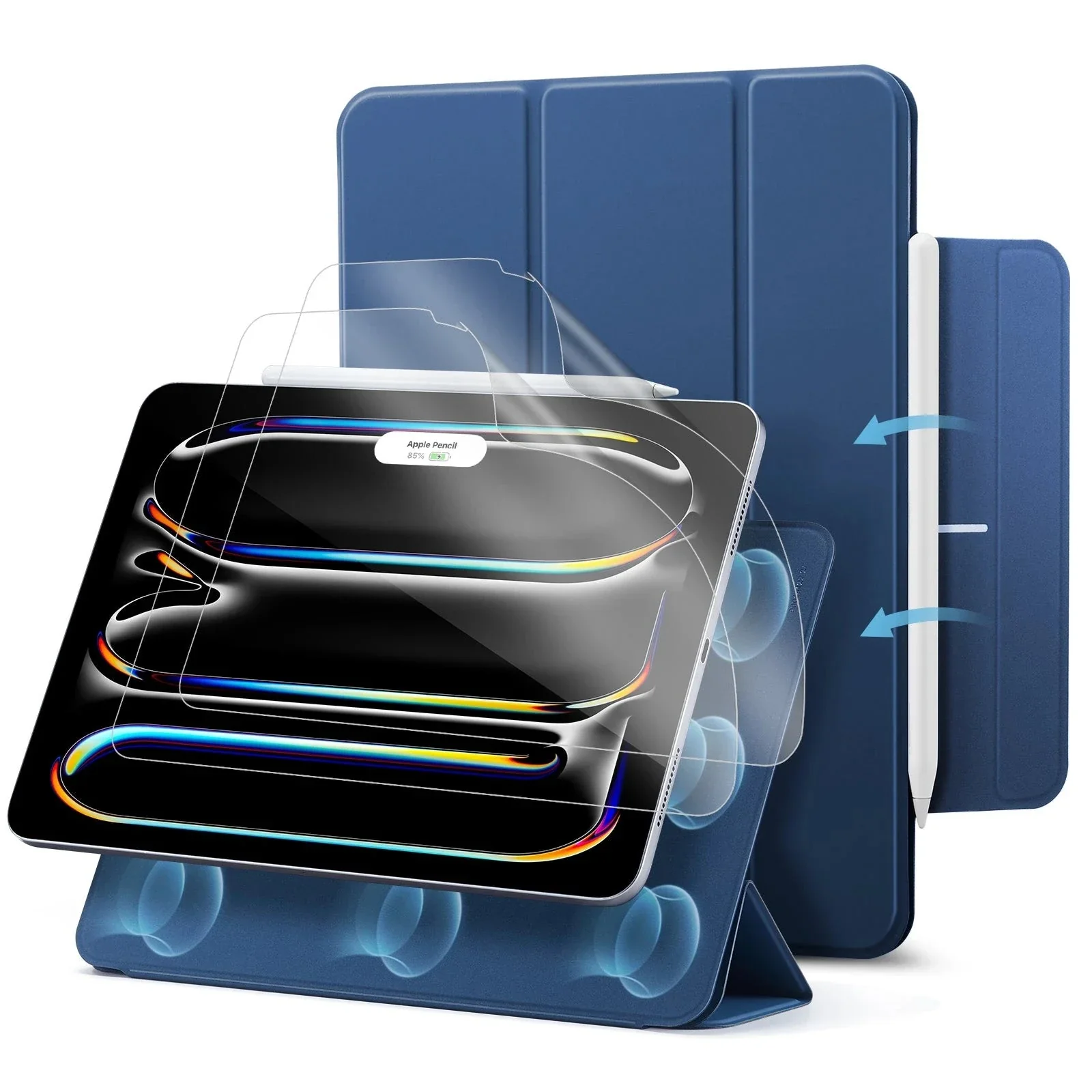 iPad Pro 11ʺ (2024) Rebound Art Bundle - Navy Blue