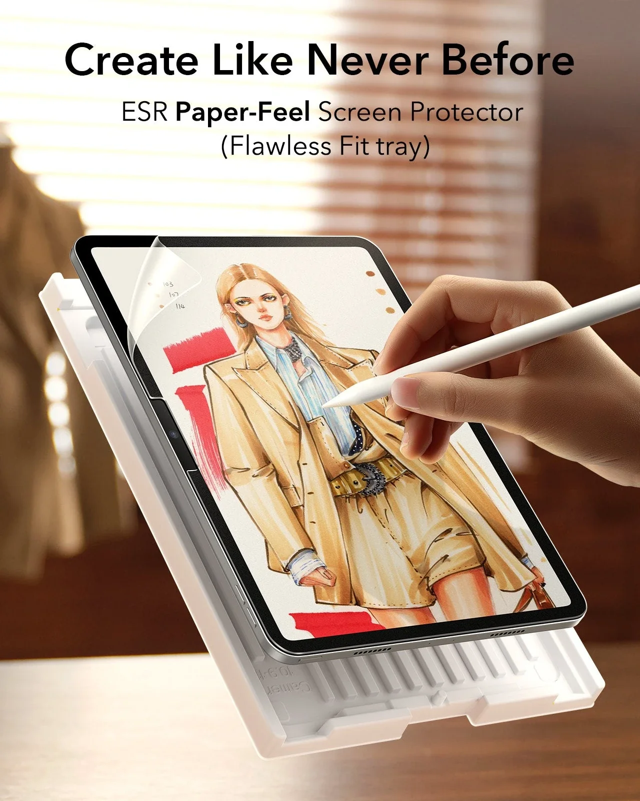 iPad Pro 11" (2025) Paper-Feel Screen Protector – 2 Pack - Image 3