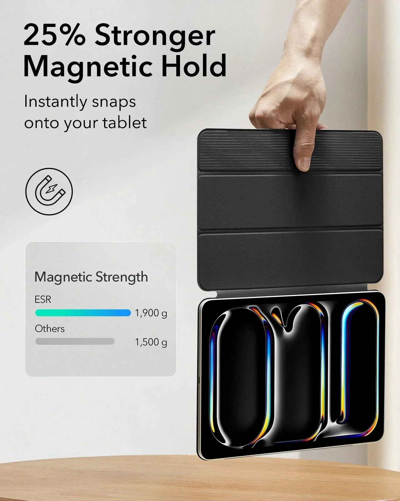 iPad Pro 13ʺ (2024) Rebound Magnetic Case - Lavender - Image 4
