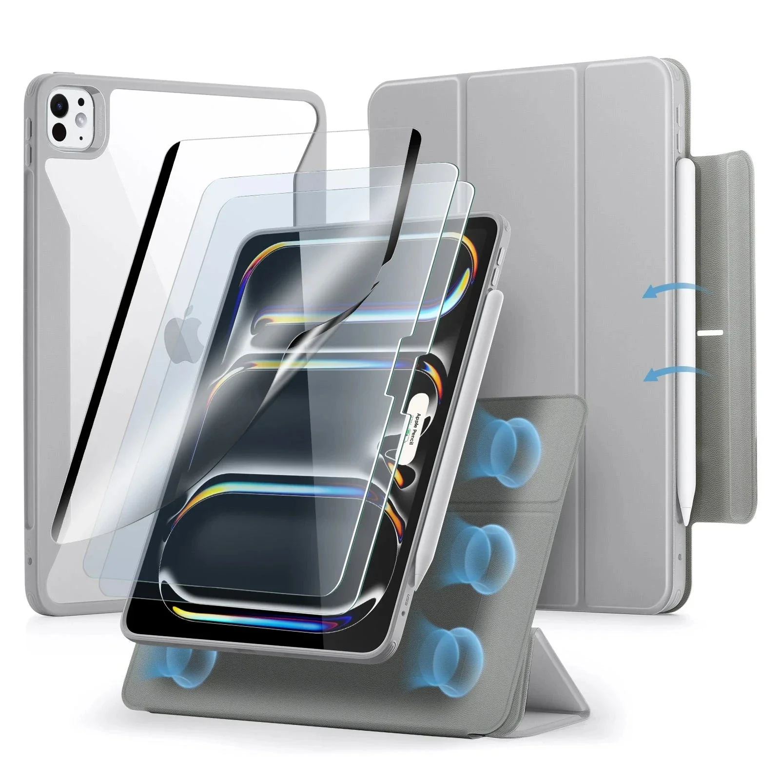 iPad Pro 13ʺ (2024) Rebound Transformation Bundle - Grey