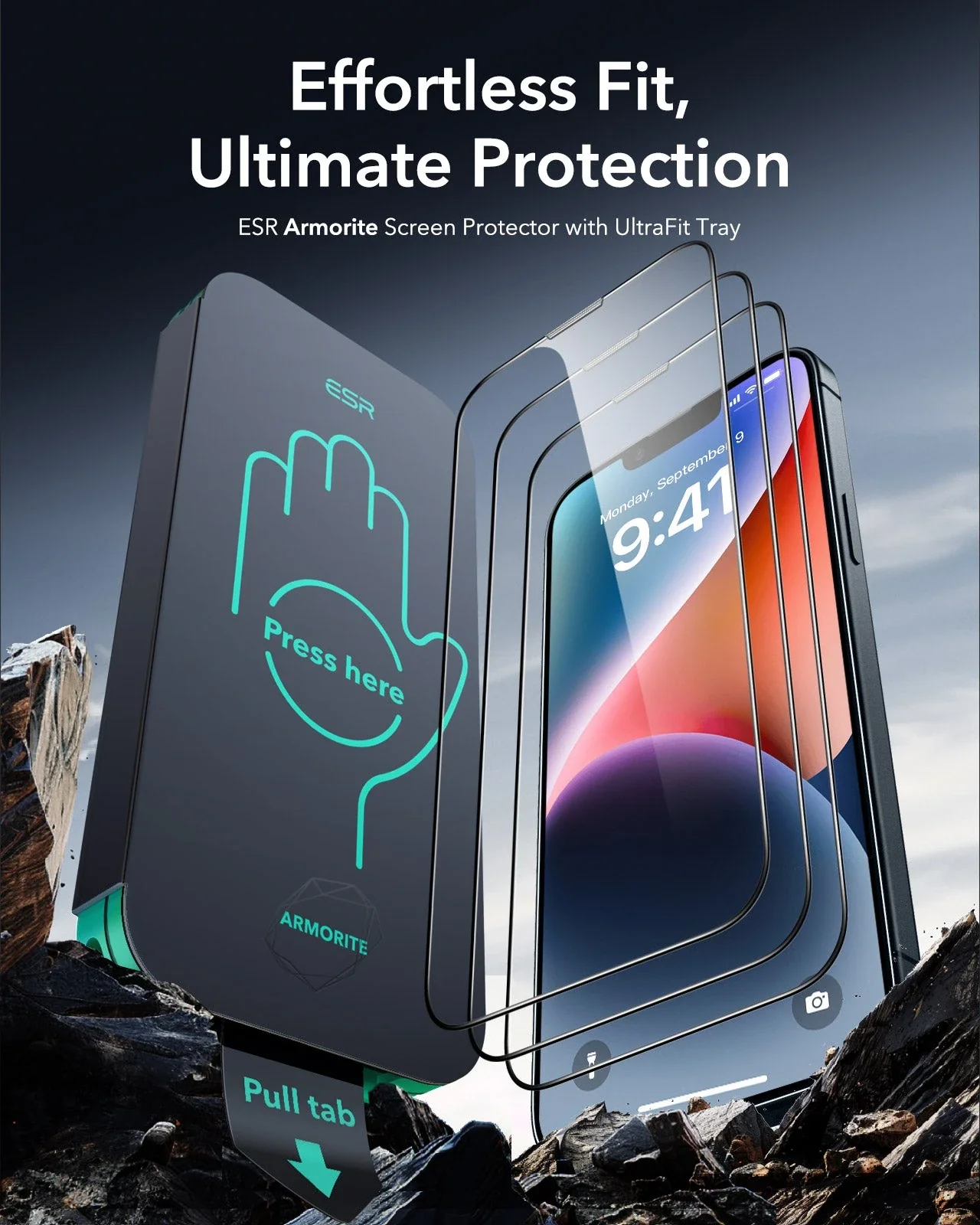 iPhone 14/13/13 Pro UltraFit Armorite Screen Protector - 3 Pack - Image 2