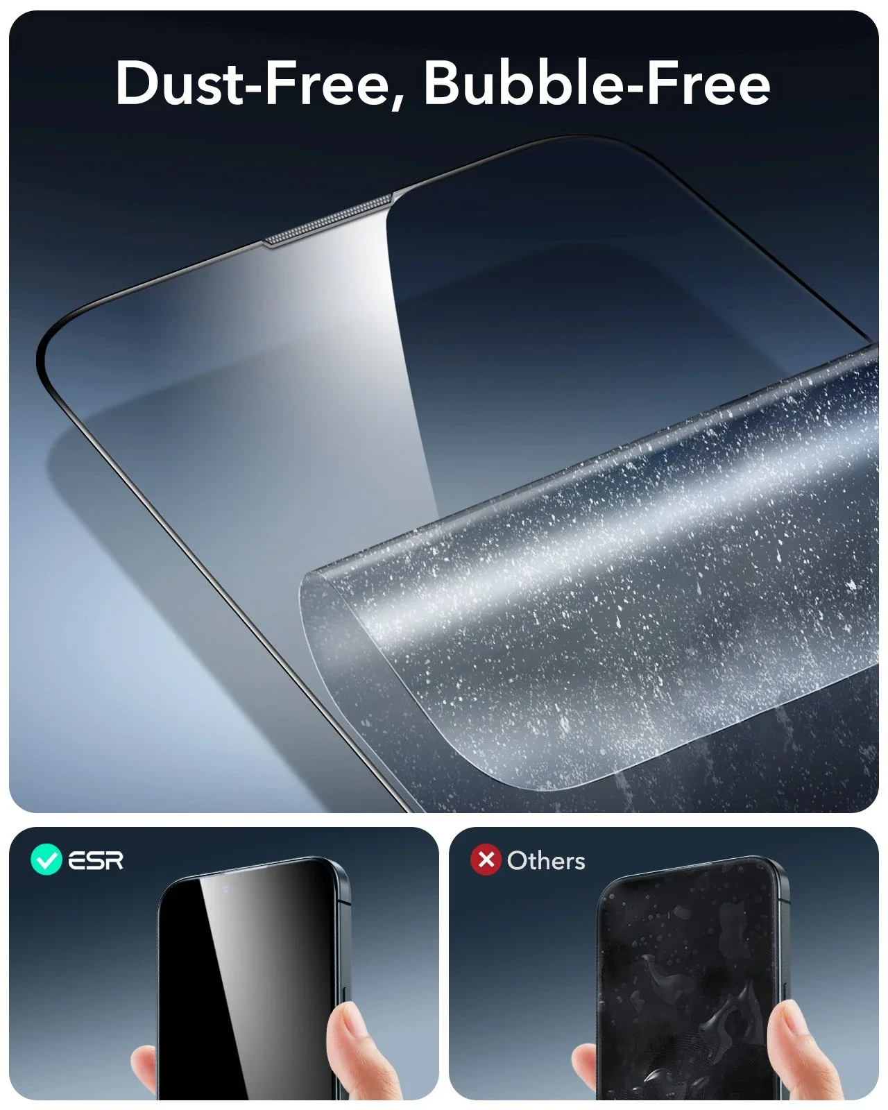 iPhone 14/13/13 Pro UltraFit Armorite Screen Protector - 3 Pack - Image 4