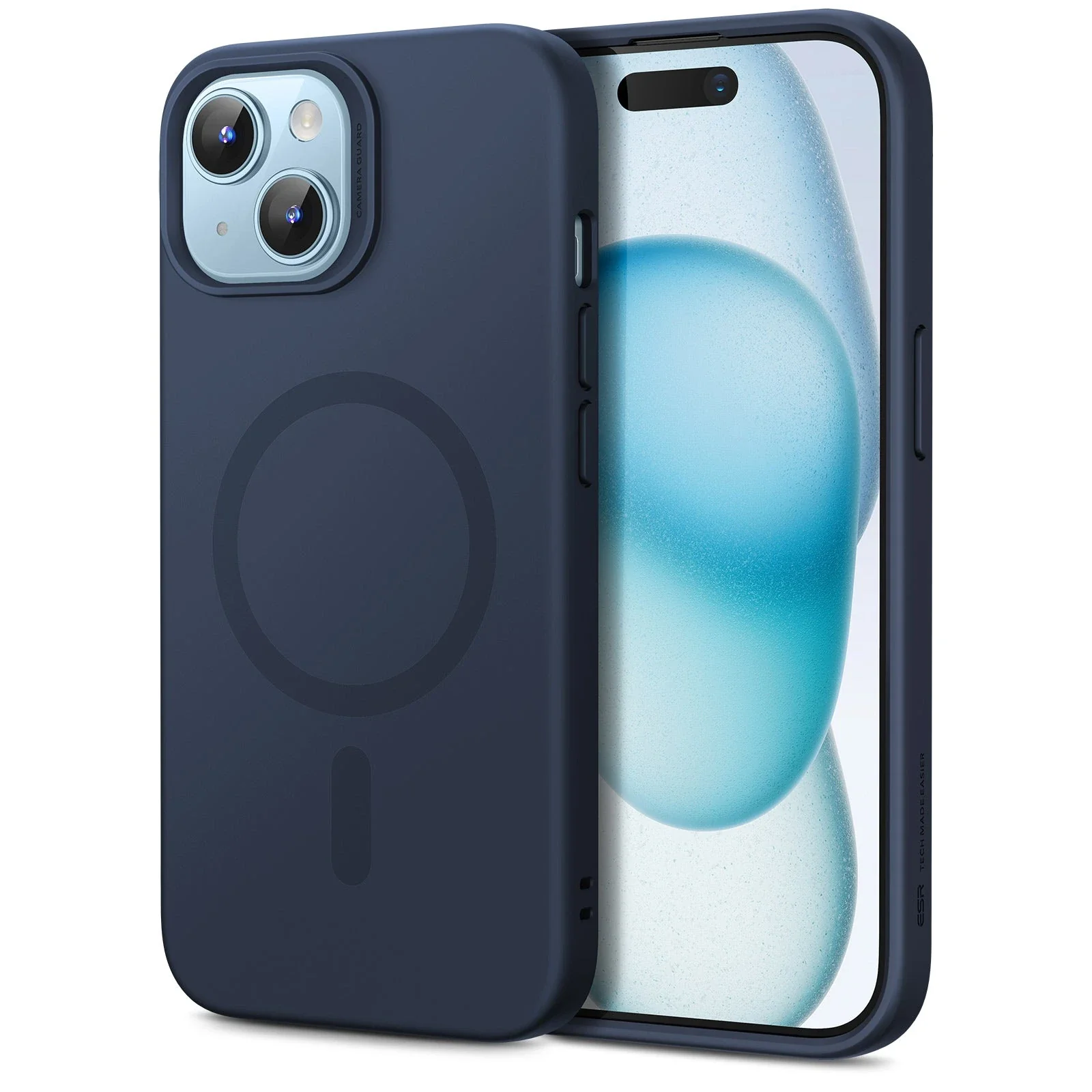 iPhone 15 Cloud Soft Case (HaloLock) - Dark Blue