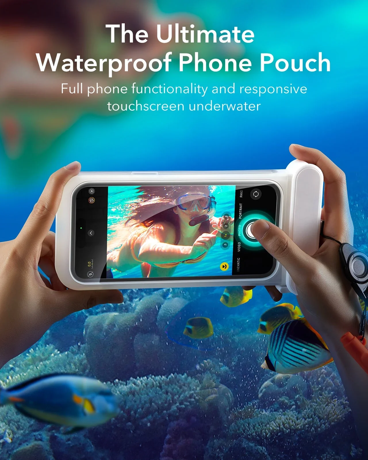iPhone 15 Pro Max/14 Pro Max Waterproof Phone Pouch Pro - Clear - Image 3