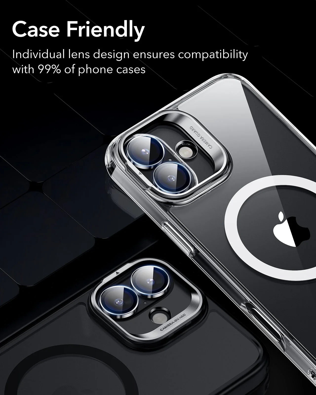 iPhone 16/16 Plus Armorite Camera Lens Protectors - Clear - 2 Pack - Image 8