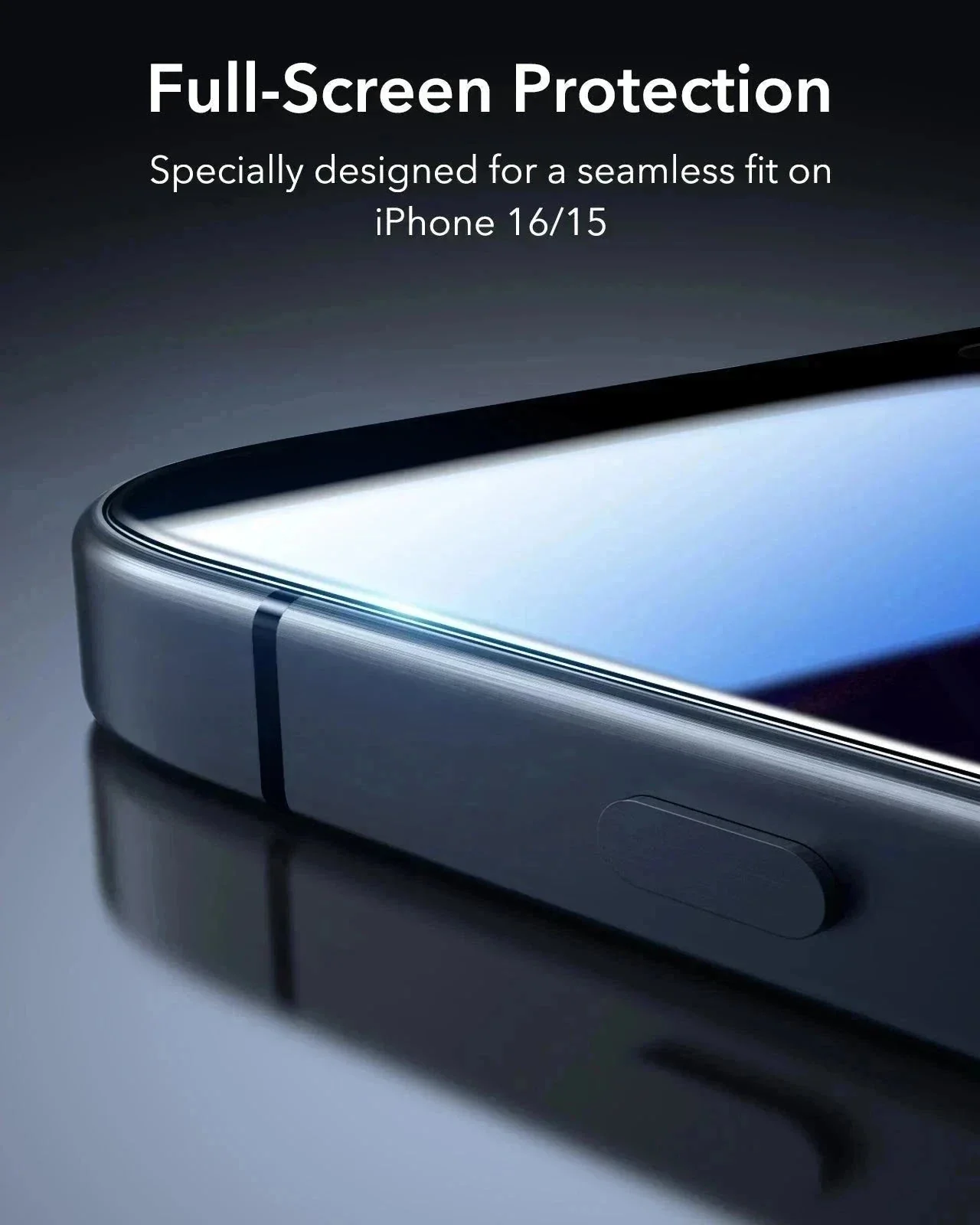 iPhone 16 Classic Hybrid Magnetic Case (Camera Control, Stash Stand) & Privacy Screen Protector Bundle - Clear - Image 13